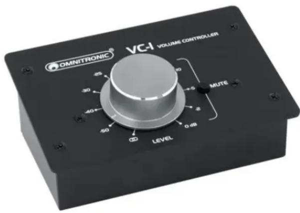 OMNITRONIC VC-I VOLUME CONTROLLER MUTE LEVEL 0 dB