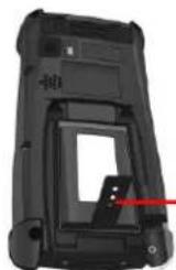 Unitech PA820 - Installing the Battery - 4