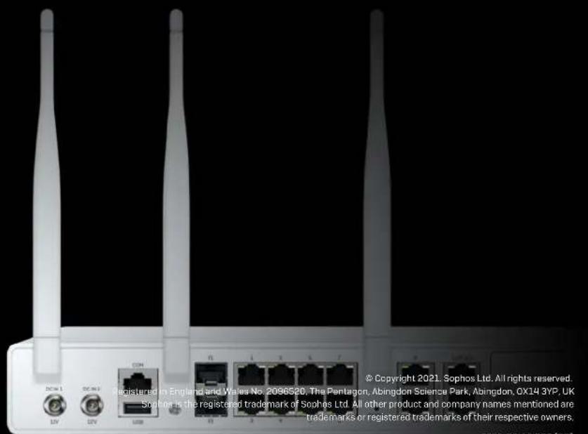 SOPHOS XGS 136w - 连接通过 PoE 供电的设备 - 1