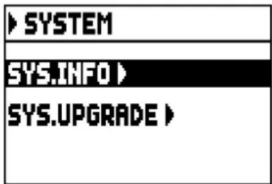Viscount Cantorum Duo - MISE A JOUR DU SYSTEME D'EXPLOITATION (fonction OP. SYS. UPGRADE) - 1