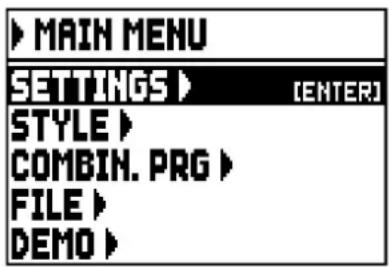 Viscount Cantorum Duo - IL MAIN MENU - 1