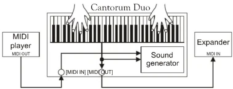 Viscount Cantorum Duo - MIDI SETTINGS (MIDI functions) - 1
