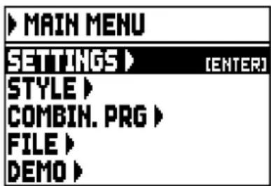 Viscount Cantorum Duo - LE MENU PRINCIPAL -MAIN MENU- - 1