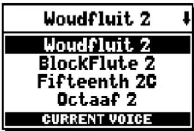 Viscount Unico 300 - SELECTING THE ALTERNATIVE VOICES (ALTERNATIVE VOICE function) - 4