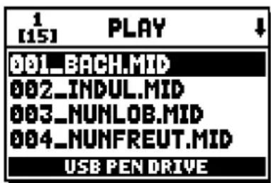 Viscount Unico 300 - PLAYING BACK A PIECE (PLAY mode) - 1