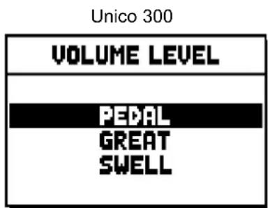 Viscount Unico 300 - REGOLAZIONE DEL VOLUME (funzione VOLUME LEVEL) - 2
