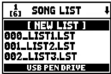 Viscount Unico 300 - LE SONGLIST (funzione SONGLIST) - 1