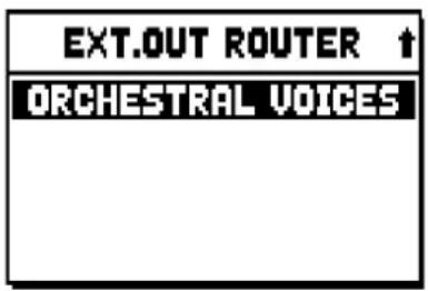 Viscount Unico 300 - CANALIZZAZIONE DELLE VOCI SULLE USCITE AUDIO POSTERIORI (funzione EXT. OUT ROUTER) - 2