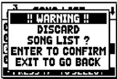 Viscount Unico 300 - LE SONGLIST (funzione SONGLIST) - 3