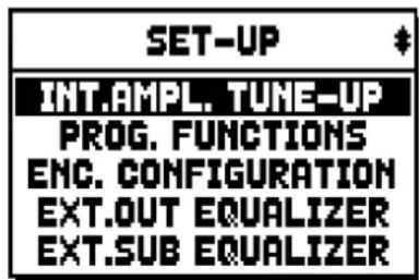 Viscount Unico 300 - INSTRUMENT GENERAL SETTINGS (SET-UP menu) - 2