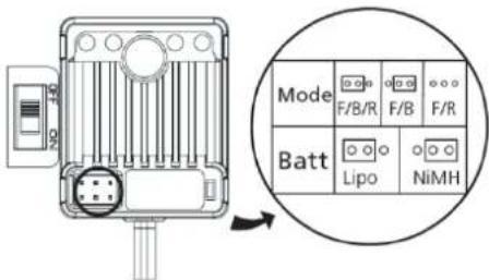 Absima CR3.4eco - Spécification de l'ESC : - 1