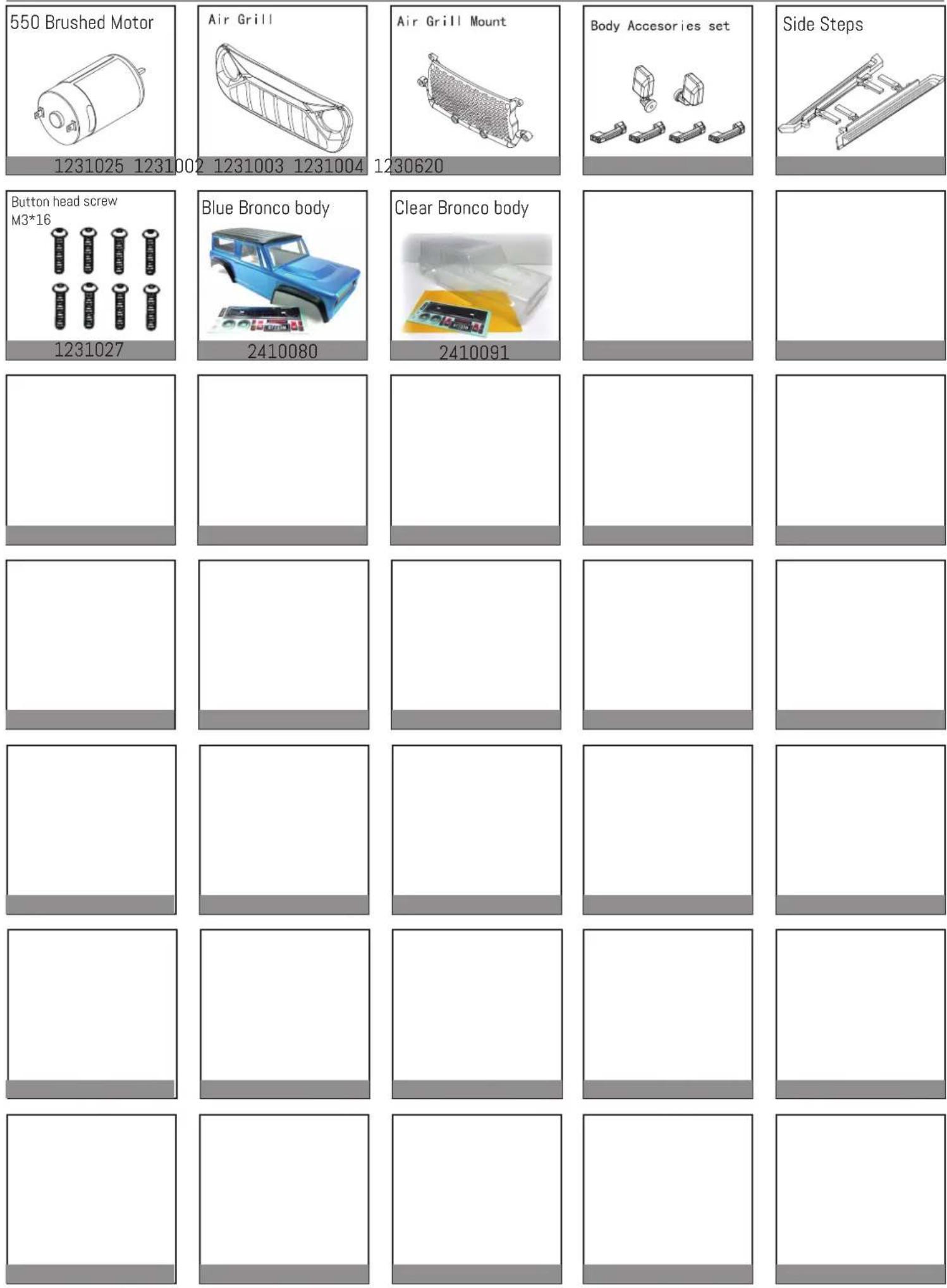 Absima CR3.4eco - Spare Part List - 36