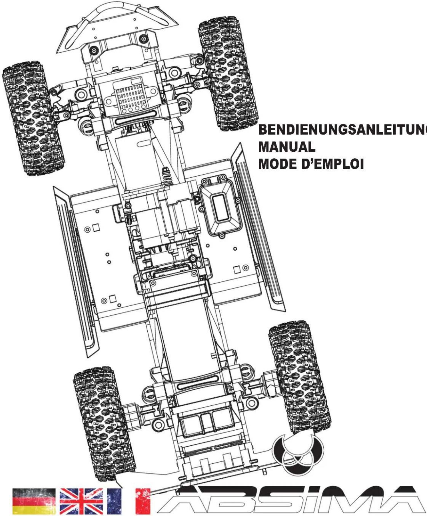 Absima CR3.4eco - CR3.4 1:10 SCALE 4WD ELECTRIC CRAWLER eco - 1