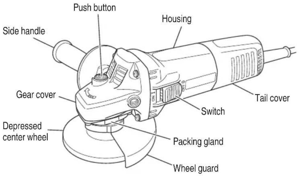 METABO G 12SR4 - NAME OF PARTS - 1