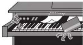ROLAND HP701 - 注意 - 1