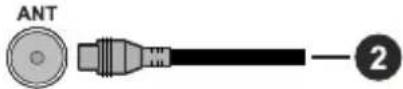 HITACHI 55HK5300 - Az antenna csatlakoztatasa - 2