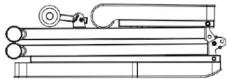 HMS Premium L1217 - 1.Pre-assemblato peso panca 1 pezzo - 1