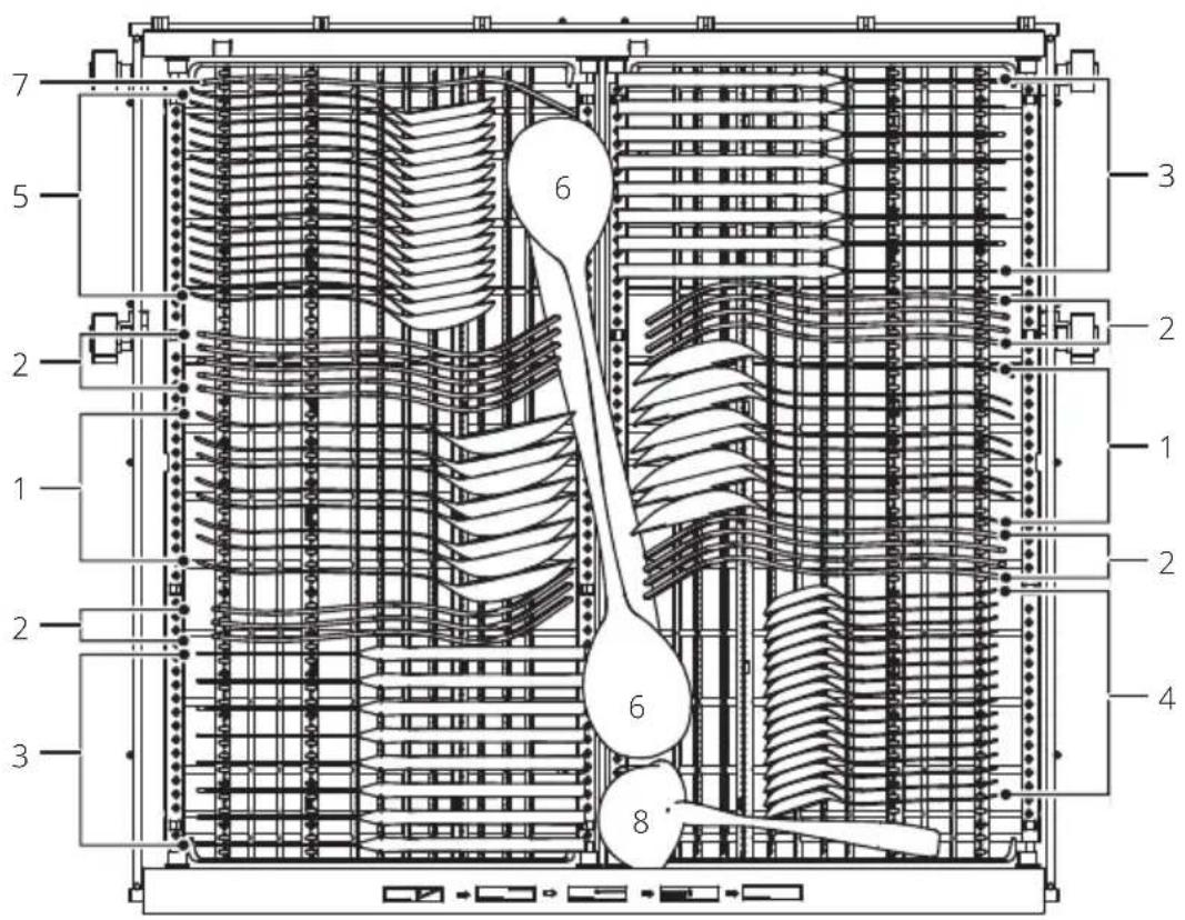 Pando PLT-7461 - Cutlery rack: - 1