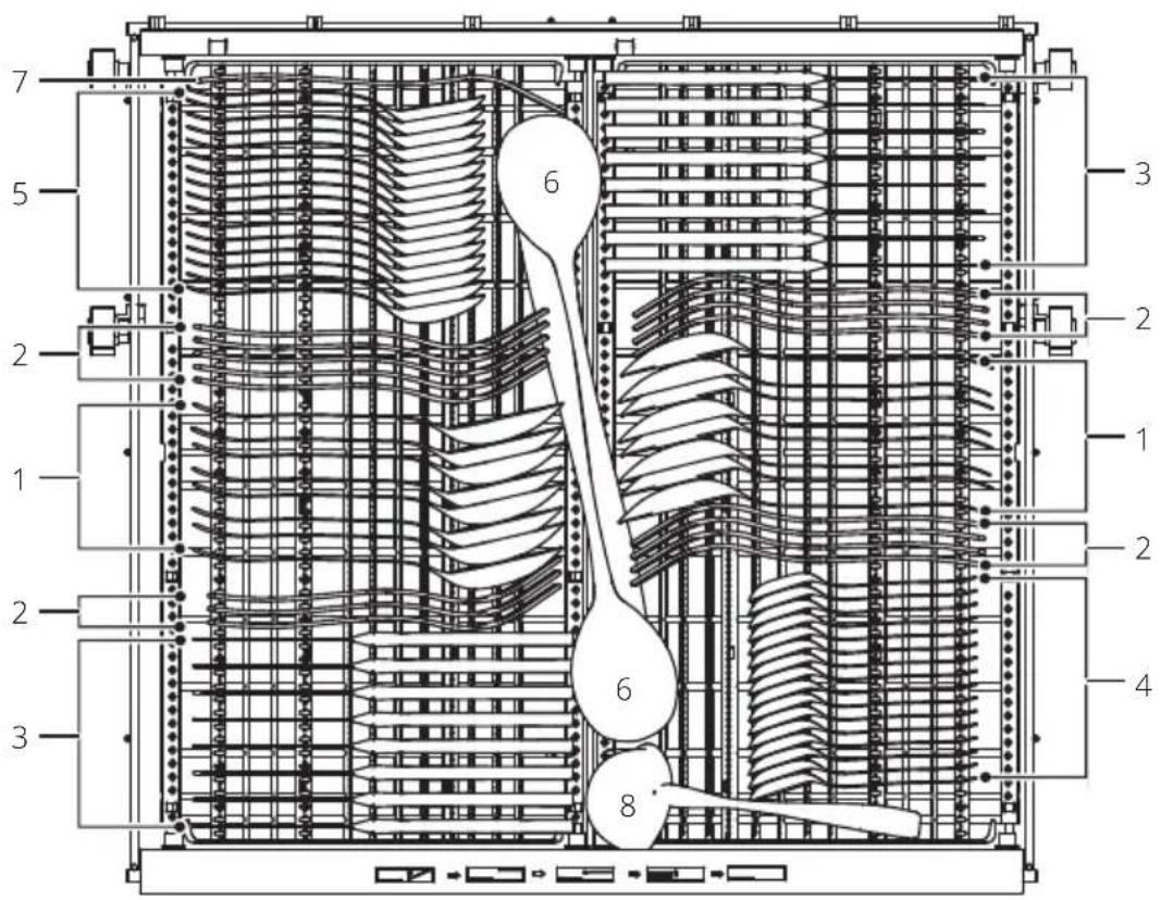 Pando PLT-7461 - Estante para cubiertos: - 1