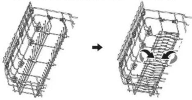 Pando PLT-7461 - Plegar hacia atrás las estanterías del estante - 1