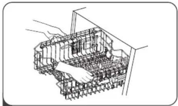 Pando PLT-7461 - Adjustment of the upper basket - 1
