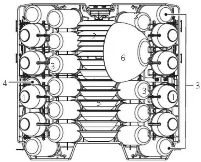 Pando PLT-7461 - Upper basket: - 1