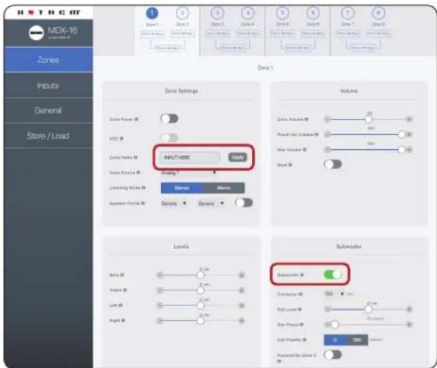 Anthem MDX-16 - CONFIGURATION DU MDX - 3