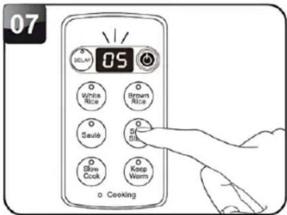 Brentwood RC-5116DS - USING THE SMART STEAM MODE - 7