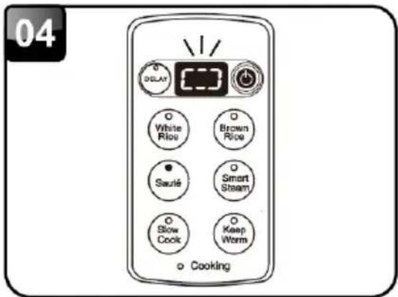 Brentwood RC-5116DS - USING THE DELAY TIMER MODE - 9