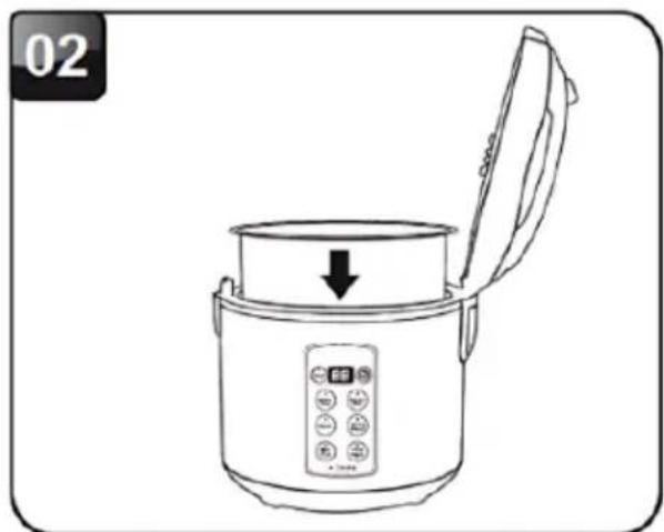 Brentwood RC-5110DS - USANDO EL MODO DE COCINA LENTA - 2