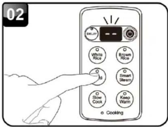 Brentwood RC-5110DS - USING THE DELAY TIMER MODE - 7