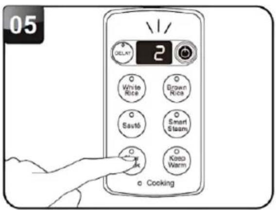 Brentwood RC-5110DS - USING THE SLOW COOK MODE - 5