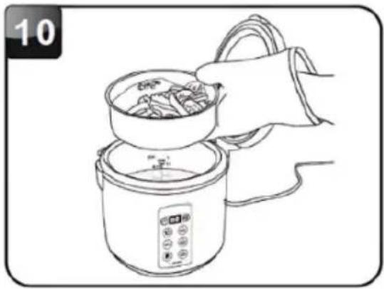 Brentwood RC-5110DS - UTILISATION DU MODE SMART STEAM - 10