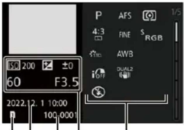 ISO 200 ±0 60 F3.5 2022.12.1 10:00 100-0001 P AFS 4:3 FINE S RGB STD AWB iOFF DUAL2 1/5