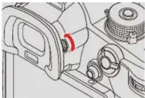 PANASONIC Lumix DC-GH5 II - Ajustement dioptrique du viseur - 1