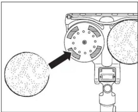 SILVERCREST SHAZA 22.2 A1 - Attaching/removing the mop pads - 1