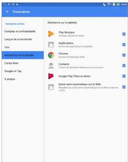 ASUS ZenPad 3 8.0 Z581KL - Personnaliser les paramètres de recherche vocale - 1