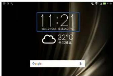ASUS ZenPad 3 8.0 Z581KL - Ouvrir l'application Horloge - 1