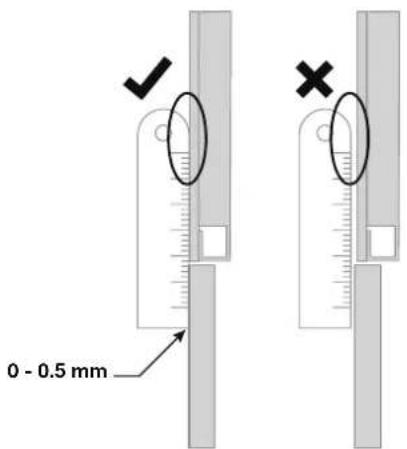 0 - 0.5 mm