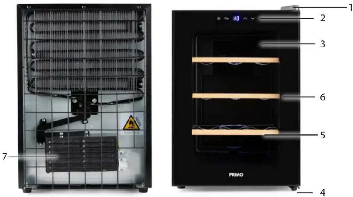 PRIMO PR190WK - TEILE - 1