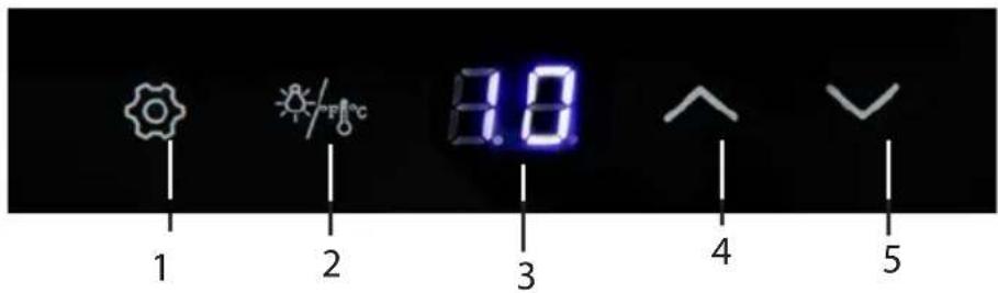 PRIMO PR190WK - CONTROL PANEL - 1