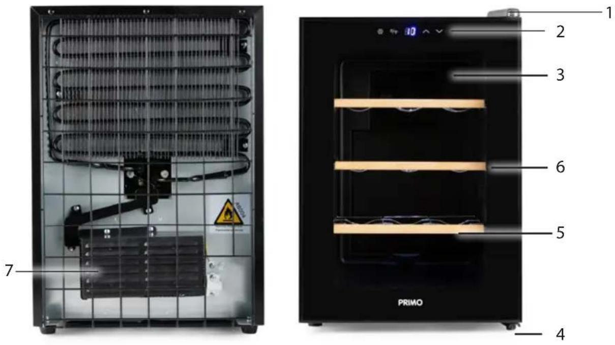 PRIMO PR190WK - PARTS - 1