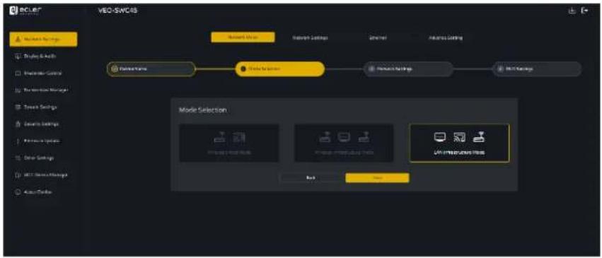 Ecler VEO-SWC45TH - Cliquez sur « Next » (étape suivante) pour configurer le point d'accès WiFi. - 11