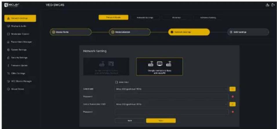 Ecler VEO-SWC45TH - Cliquez sur « Next » (étape suivante) pour configurer le point d'accès WiFi. - 10