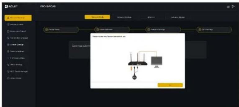Ecler VEO-SWC45TU - Cliquez sur « Next » (étape suivante) pour configurer le point d'accès WiFi. - 17