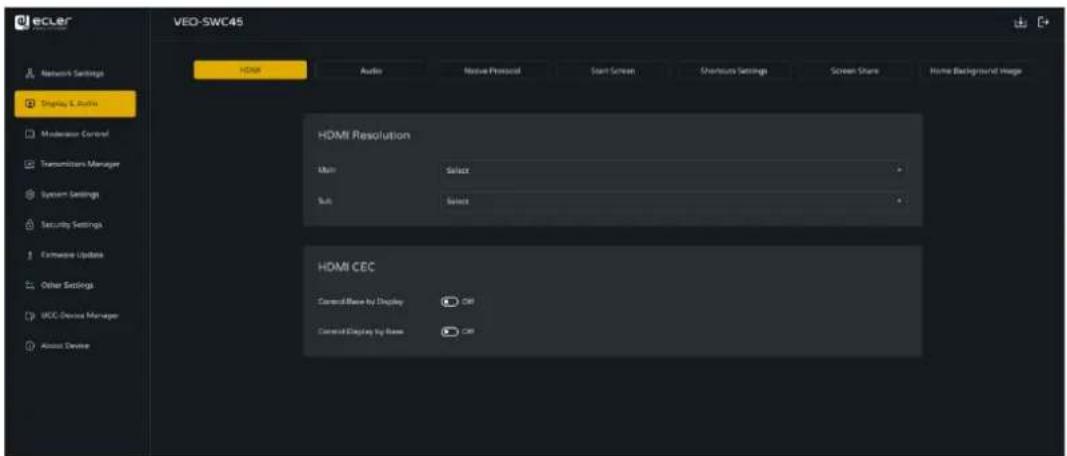 Ecler VEO-SWC45TU - HDMI Resolution (résolution HDMI®) - 1