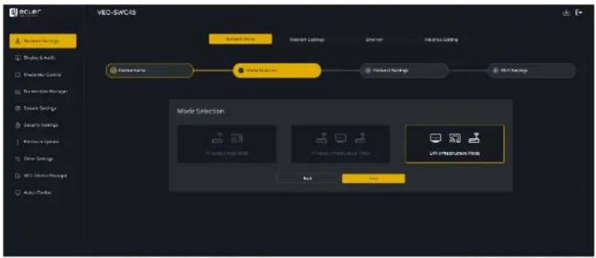Ecler VEO-SWC45TU - Cliquez sur « Next » (étape suivante) pour configurer le point d'accès WiFi. - 11