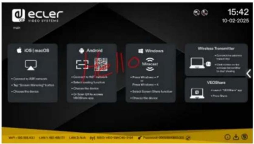 Ecler VEO-SWC45TU - Annotations - 2