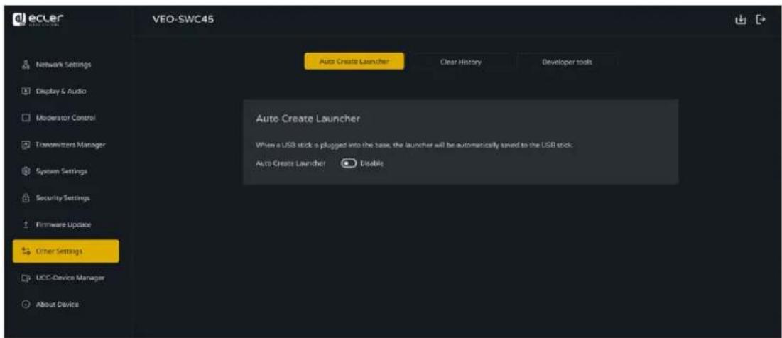 Ecler VEO-SWC45TU - Autocreate launcher (créer automatiquement un lanceur) - 1
