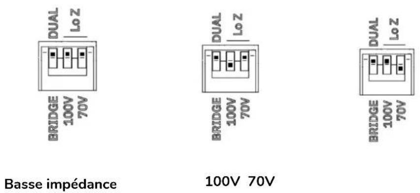 Ecler AURA-2B600 - Connexions pour sorties amplifiées - 2